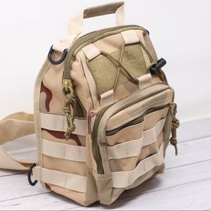 Desert Camo sling backpack